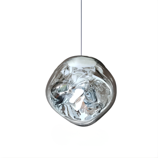 Indoor Hanging Lamp 30CM LED Chandelier Silver
