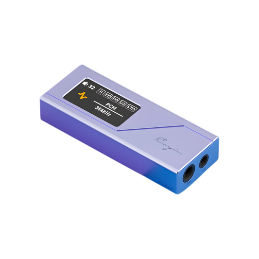 Portable USB DAC and Headphone Amplifier Purple
