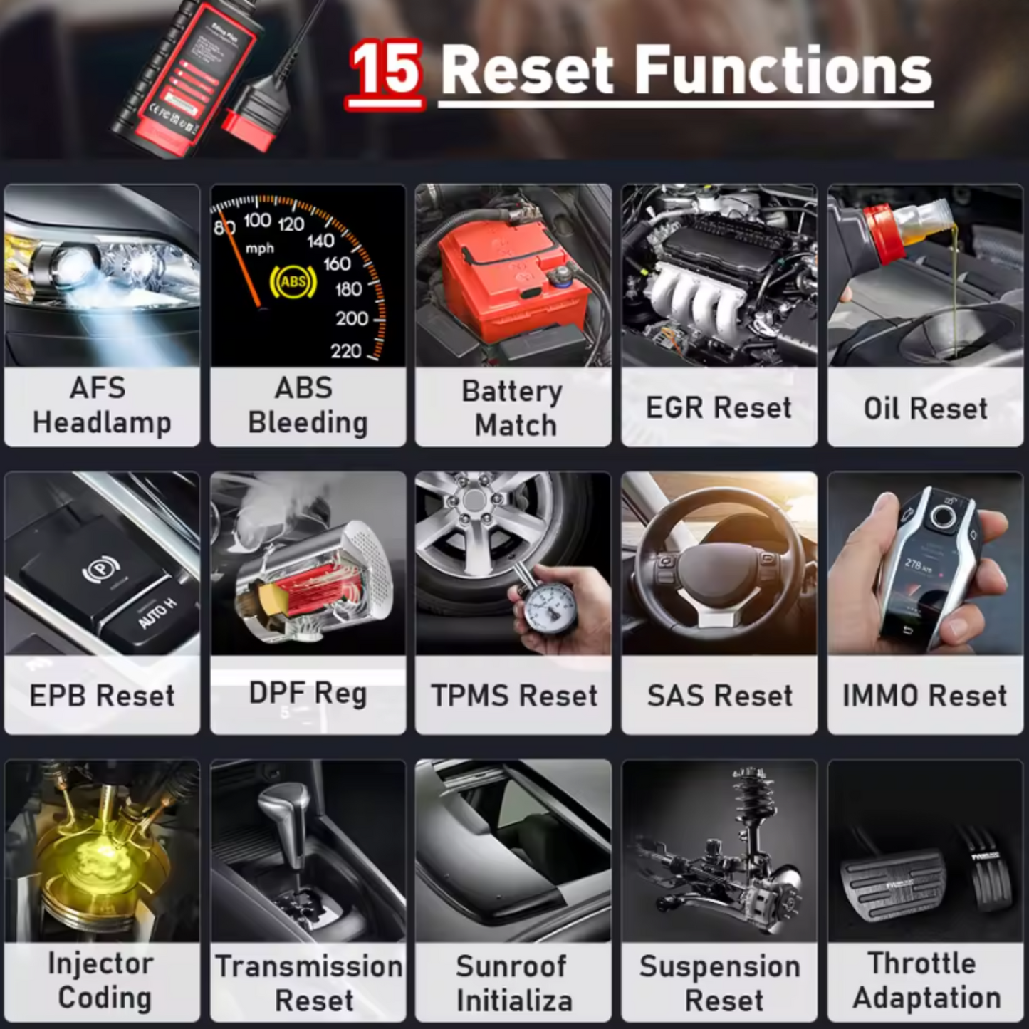 Ediag Plus OBD2 Scanner with ECU Coding and Resets