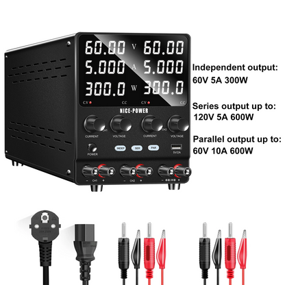 60V 5A Digital Lab Power Supply Variable Output