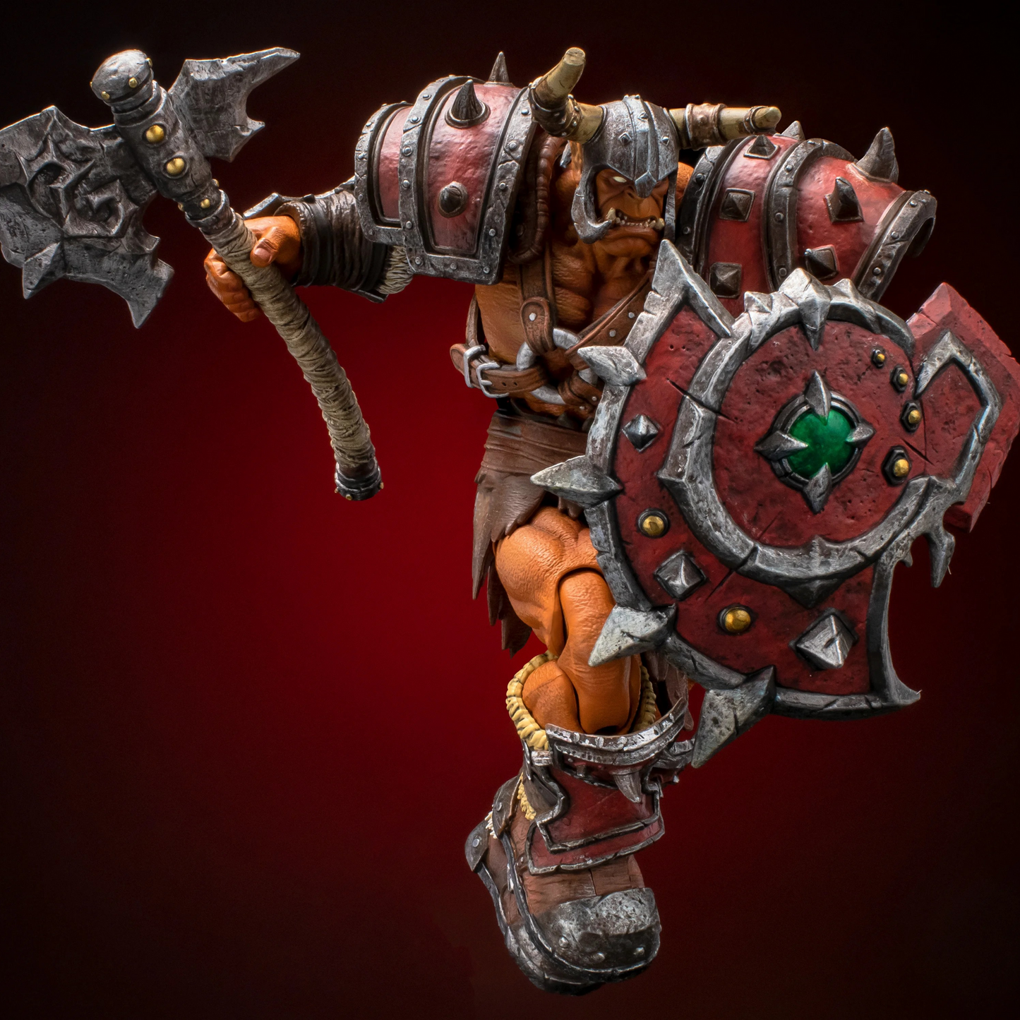 Special Edition Orc Warrior Action Figure Brown Box