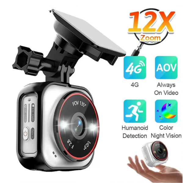 Mini 4G Outdoor Surveillance Camera Battery Powered Waterproof
