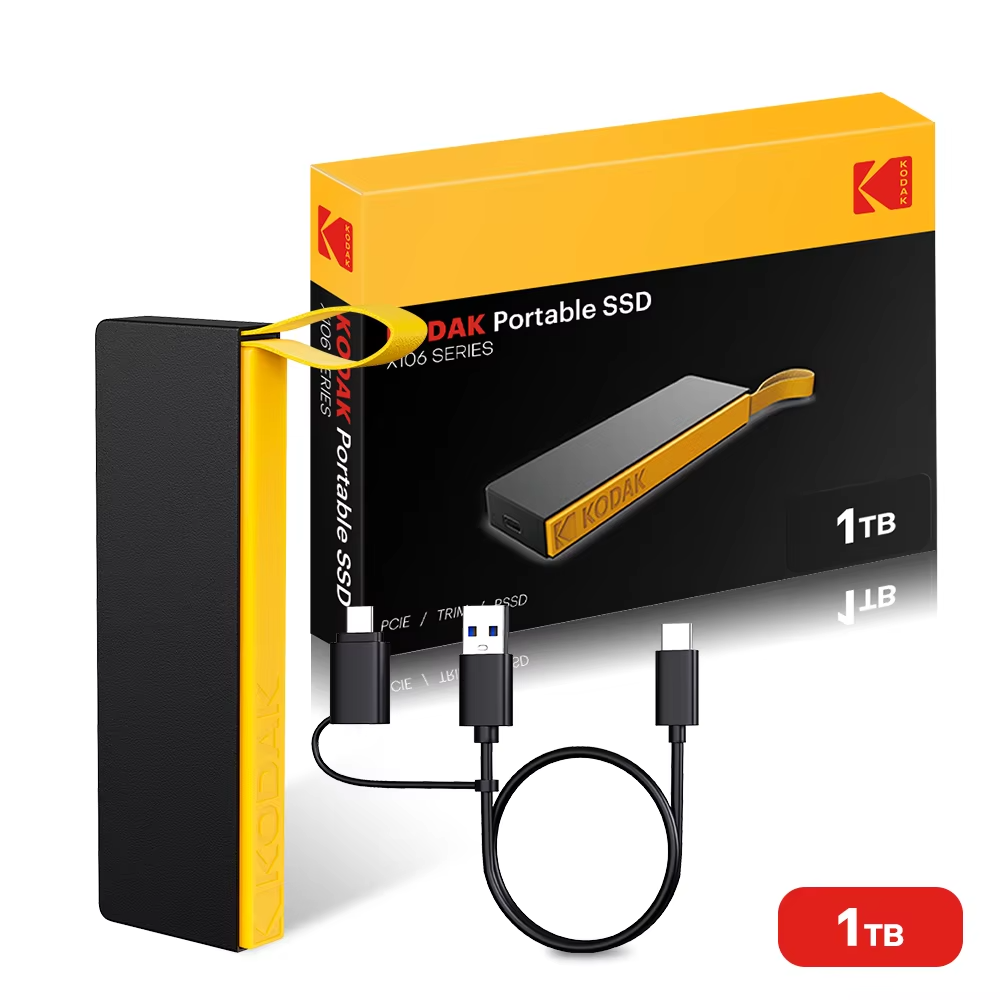 Portable 1TB External SSD USB 3.2 Type-C Mini Drive