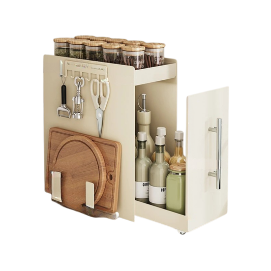 Heavy-Duty 2-Tier Spice & Sauce Storage Rack
