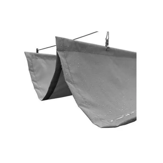 HDPE Grey Sun Shade Sail 3.5m x 3m Outdoor