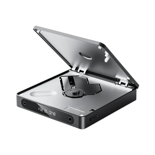 Portable Bluetooth CD Player with HiFi Stereo Sound Black