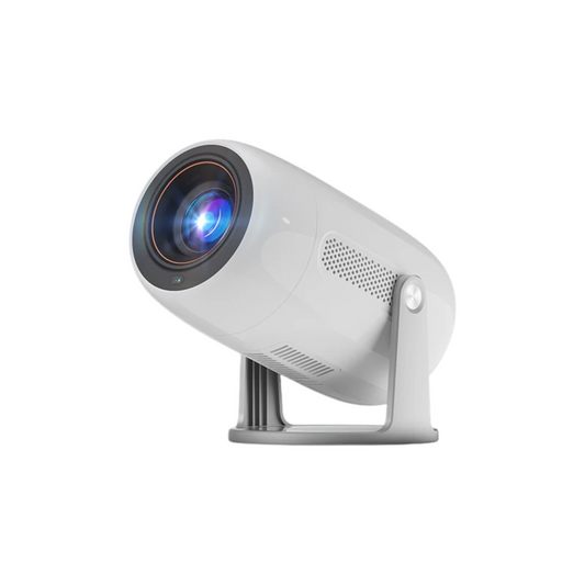 Portable 4K Android Projector with Auto Focus and Wi-Fi 6