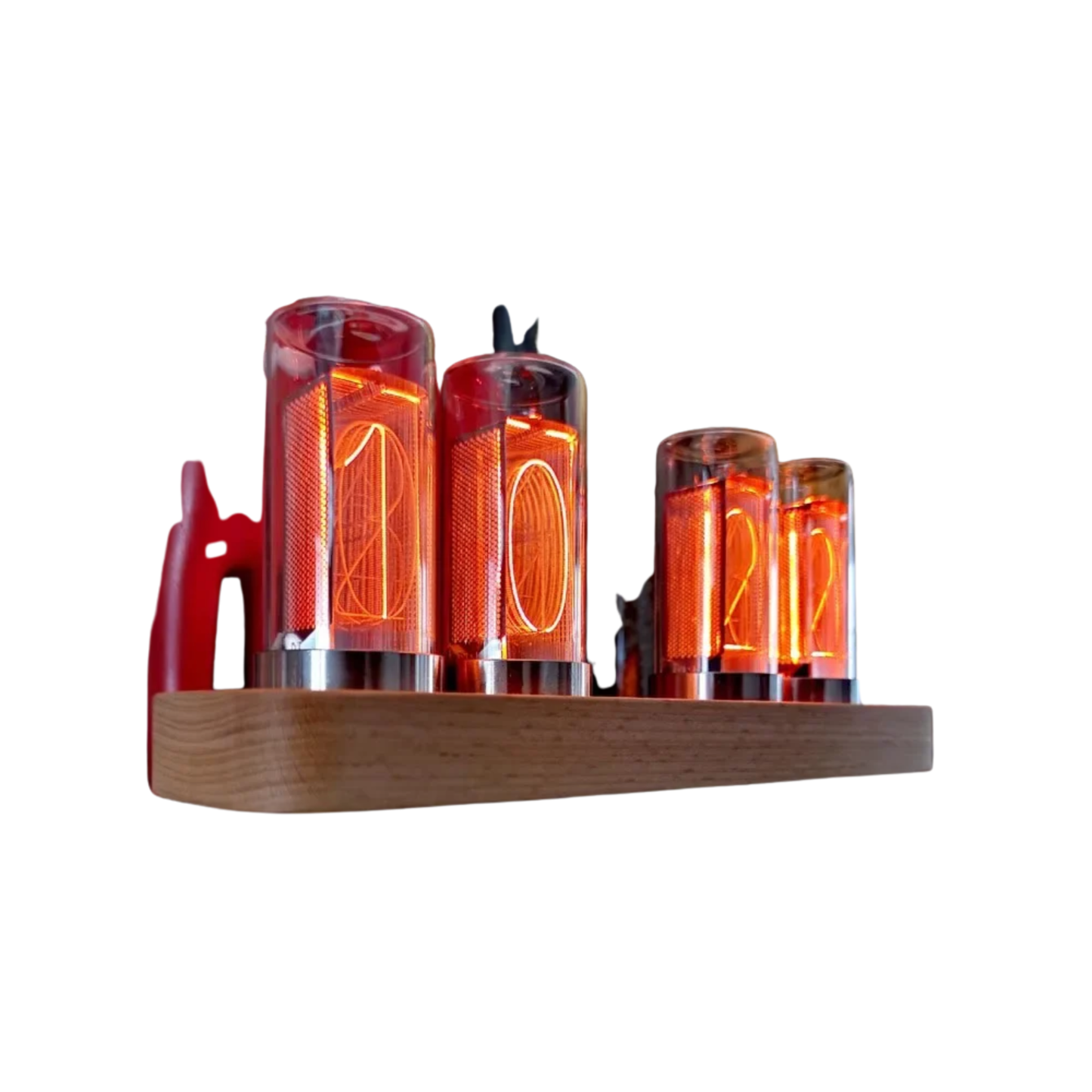 6-Bit Vintage Nixie Tube Clock LED Desktop Display Retro Amber