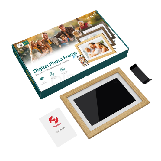 Smart 10.1 Wooden Digital Frame 32GB Cloud
