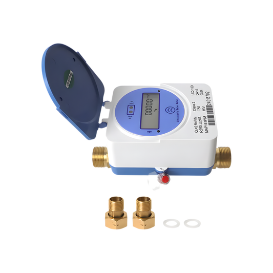 Tuya Smart Ultrasonic Water Meter DN15 Digital LCD Display