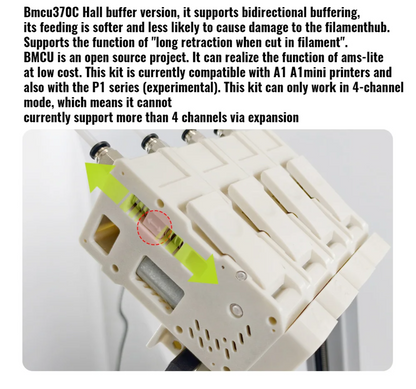 Auto Refill System BMCU 370C AMS Lite for A1 3D-Printer