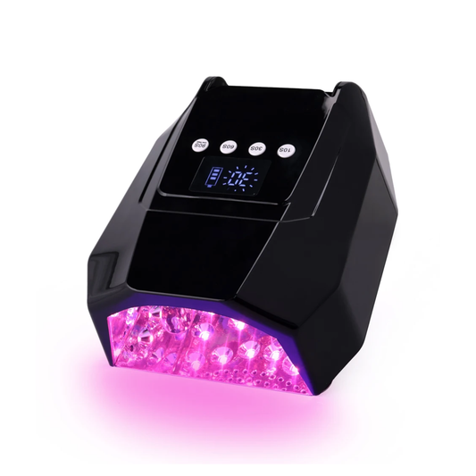 Rechargeable Black UV LED Nail Curing Lamp 96W