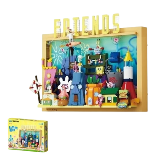 Krusty Krab Tentacles Stone House Block Model With Box