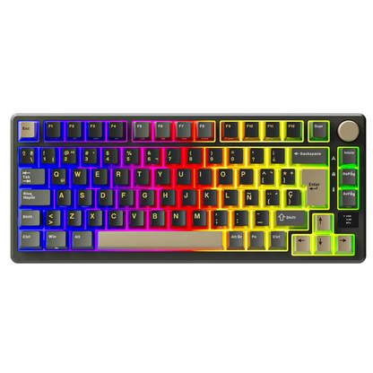 Hot-Swap RGB Mechanical Gaming Keyboard Fast Silver Switch