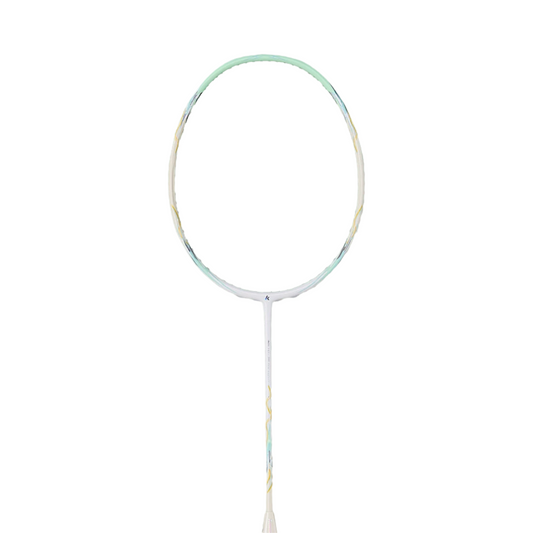 Lightweight White Badminton Racket 28LBS High Tension