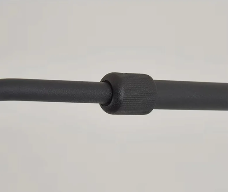 Industrial Long Arm Wall Light Adjustable Black LED Sconce Medium