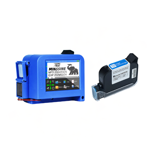 Portable Handheld Inkjet Printer QR Barcode Date Coder