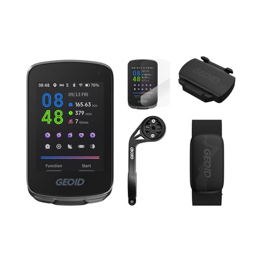 Smart Waterproof Cycling Computer Sensor Mount Bundle