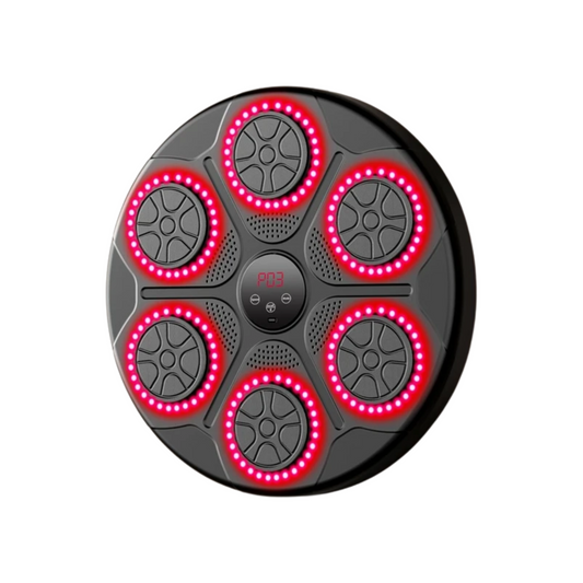 Wall Mounted Boxing Trainer with Music and Red LED Target