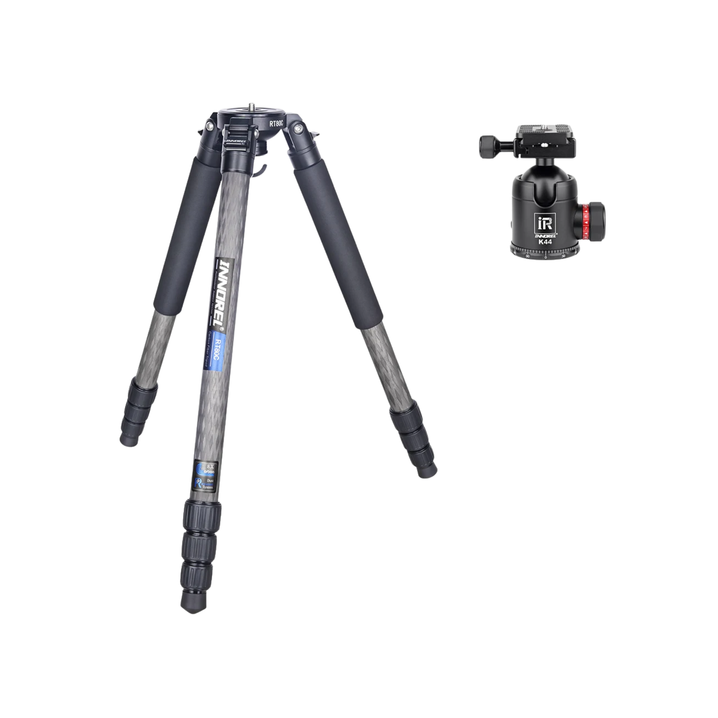 Professional Carbon Fiber Tripod with 75mm Bowl K44