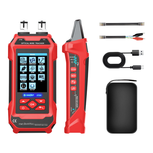 600M Network Cable Tester with VFL and Multimeter