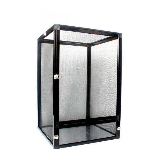 Portable Reptile Terrarium Cage with Airflow Screen Medium