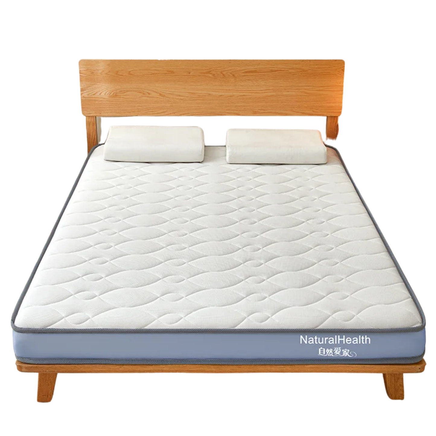9cm Thick Sky blue Latex Mattress 90x200cm Comfortable