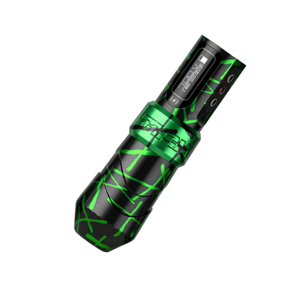 Wireless Tattoo Pen 4.0mm Stroke Green Camo 2400mAh
