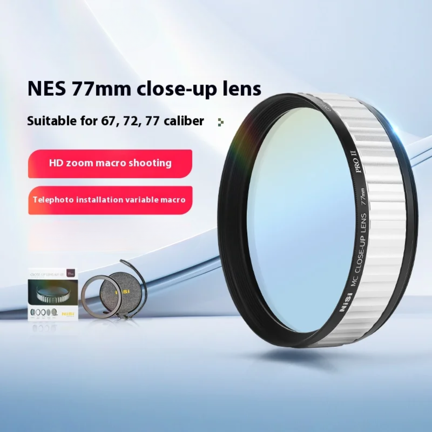 HD 77mm Close Up Lens for Macro Photography Shots