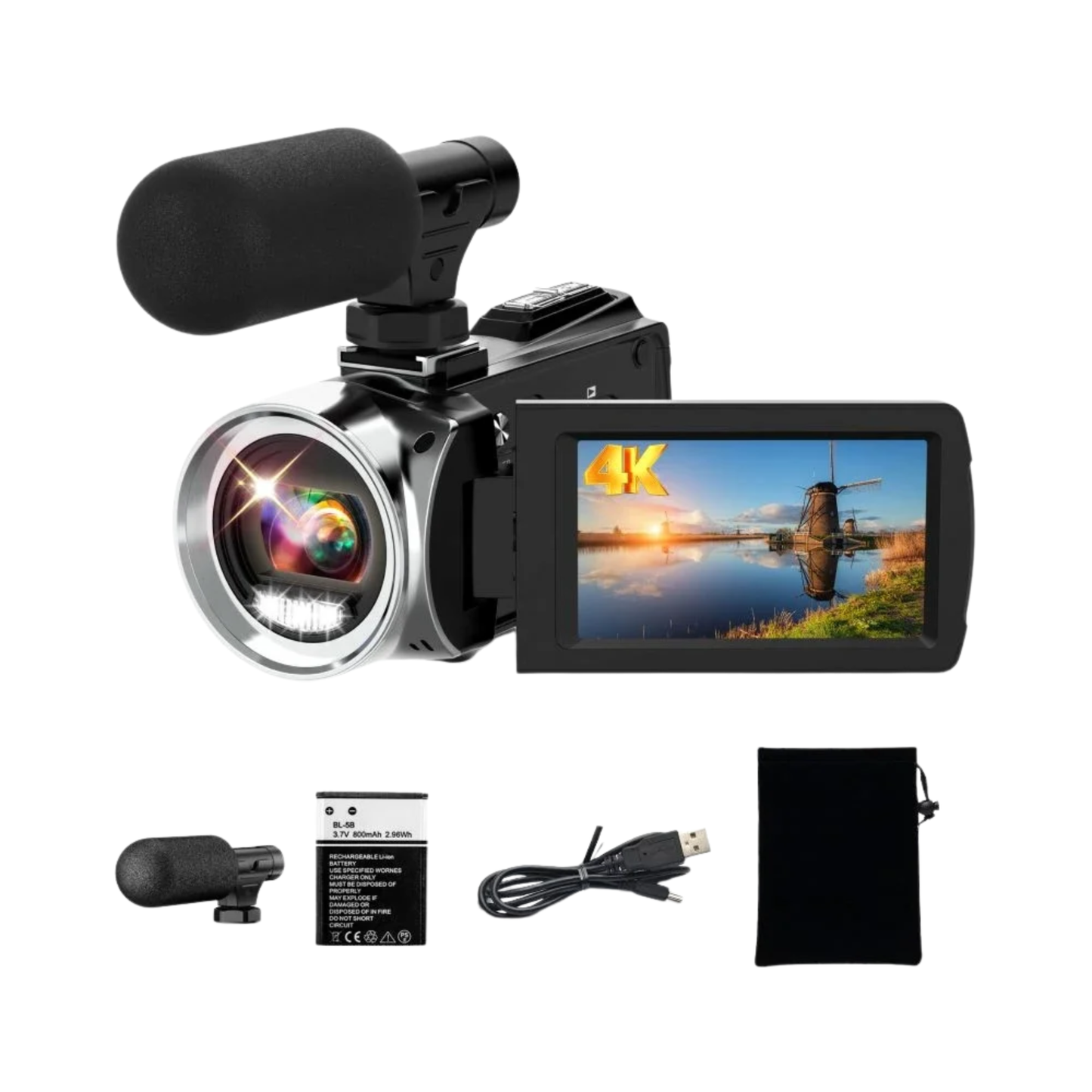 64GB SD Card for Camcorders Vlogging Streaming