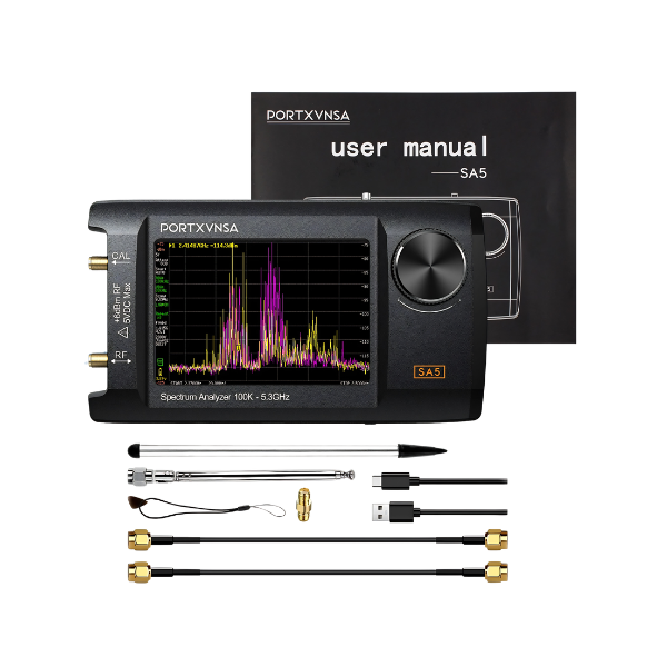 Handheld Spectrum Analyzer 4-Inch IPS 5.3GHz Signal Generator