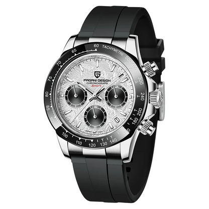 Men’s Quartz Watch 100M Waterproof Sapphire Meteorite Dial