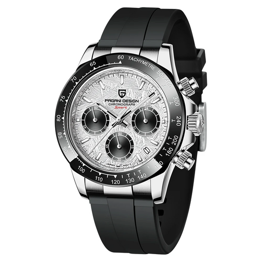 Men’s Quartz Watch 100M Waterproof Sapphire Meteorite Dial