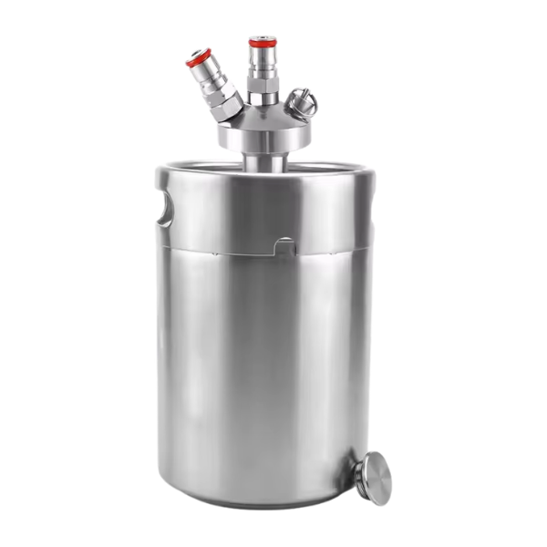 5L Portable Stainless Steel Homebrew Beer Keg
