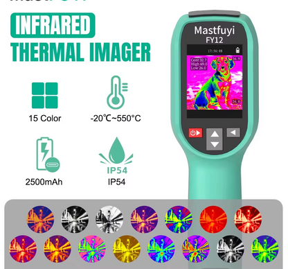 FY12 Rechargeable Thermal Camera Dustproof Shockproof