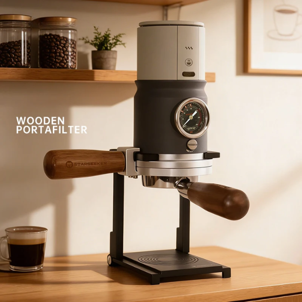 58mm Bottomless Espresso Portafilter with Draining Mat