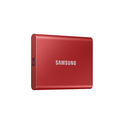 Compact 2TB Portable Solid State Drive USB 3.2 Red