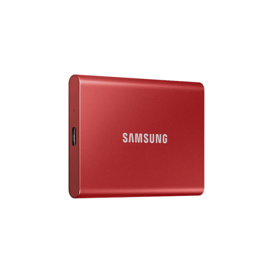 Compact 2TB Portable Solid State Drive USB 3.2 Red