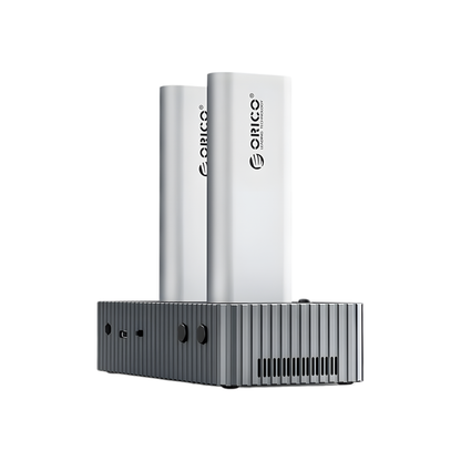 2 Bay USB4 M.2 NVMe SSD Docking Station 40Gbps