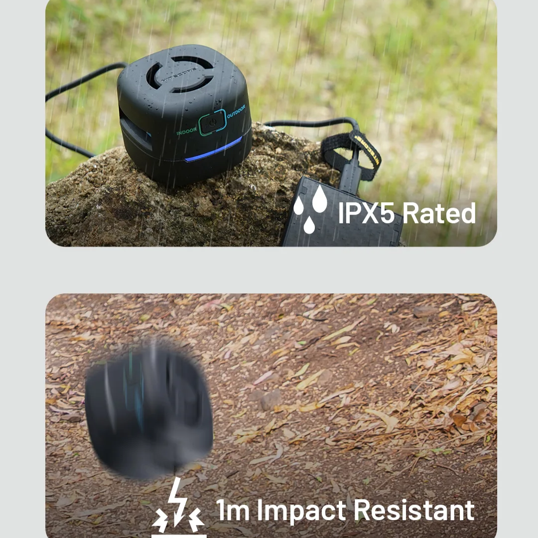 Portable Rechargeable Mosquito Repeller for Camping and Outdoor Use