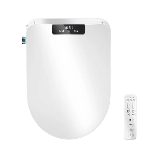 Heated Long Toilet Seat with Auto Open and Massage