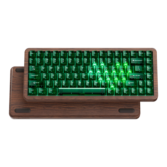 Custom Hot-Swappable Mechanical 75% Keyboard Green