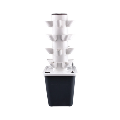4 Tier Indoor Hydroponic Planter Kit for Herbs and Vegetables