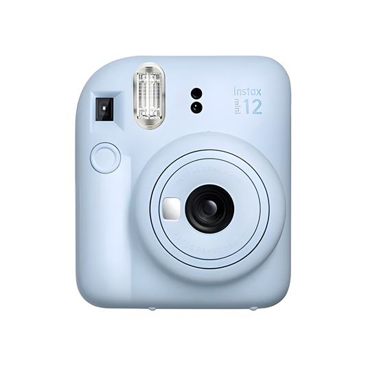 Mini Instant Camera Blue Auto Exposure Easy Travel Photos