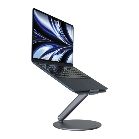 Adjustable Notebook Holder 10-17 Inch Gray Laptop Stand