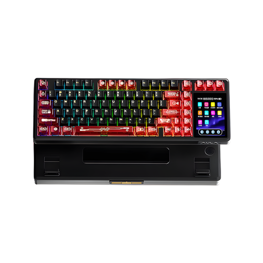 Latte Switch Black Wireless Mechanical Keyboard Compact 75 Percent