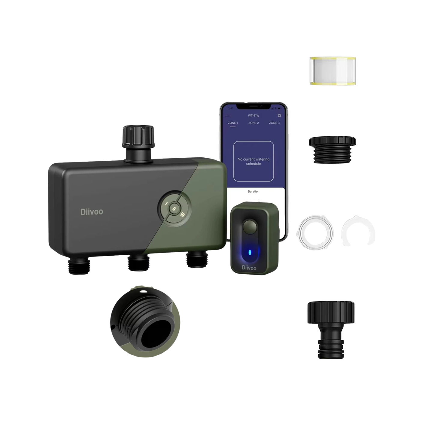 3 Zone Automatic WiFi Irrigation Timer Rain Delay