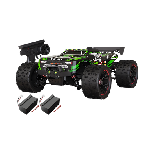 85KMH RC Car 1:16 Brushless 4WD Green 2 Batteries