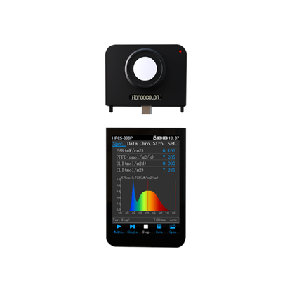 Wireless 350-800nm PPFD Light Spectrum Meter HPCS330P