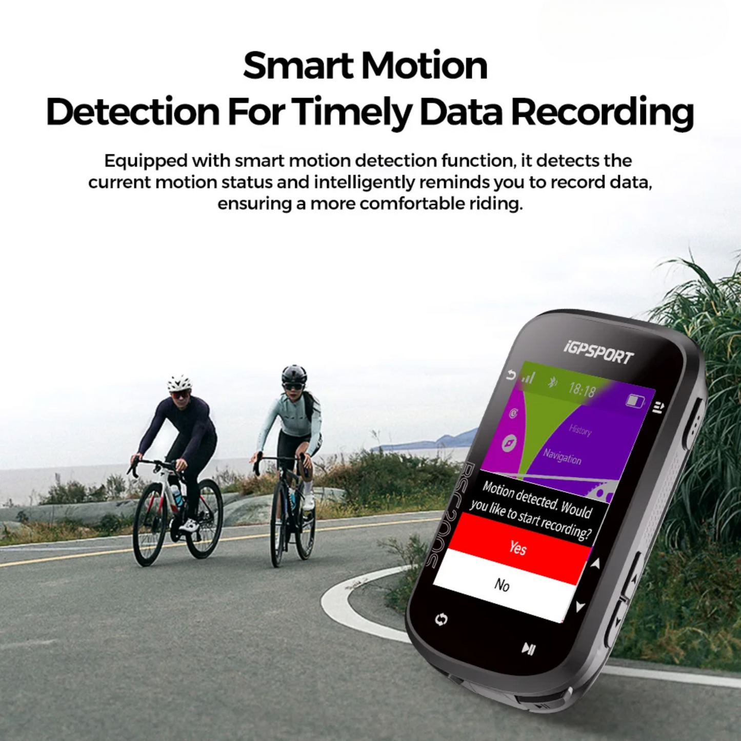 GPS Bike Computer BSC200S with Colour Display & Bluetooth
